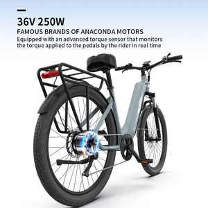 Vélo électrique urbain EU Onesport OT05 250W Vélo électrique adulte <span class=keywords><strong>Cadre</strong></span> en aluminium Roues de 27,5 pouces Batterie au lithium Affichage numérique Vélo électrique de route - Product Image 3