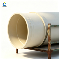 Conduits d'air rectangulaires en PP, conduits d'air en PP anti-corrosion, fabrication sur mesure de conduits en PP pour la ventilation et l'évacuation des bâtiments