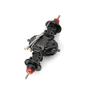 Eje Trasero Diferencial de Aleación Metálica con Batería, Engranaje de Acero Integrado para Camión <span class=keywords><strong>Tamiya</strong></span> 1/14, Piezas de Remolque para Auto <span class=keywords><strong>RC</strong></span> - Product Image 2