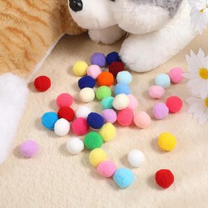 Xthrotsenk Cat Pom Pom Balls, jouet interactif en peluche coloré de 1 pouce pour l'exercice et le jeu amusant des chatons - Product Image 3