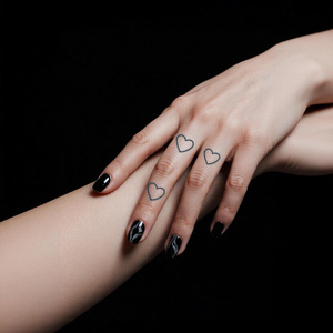 <span class=keywords><strong>Tatouage</strong></span> temporaire Simple Hearts, <span class=keywords><strong>tatouage</strong></span> semi-permanent, imperméable, résistant <span class=keywords><strong>à</strong></span> la transpiration, dure 2 semaines, <span class=keywords><strong>tatouage</strong></span> réaliste pour le bras et le corps - Product Image 3
