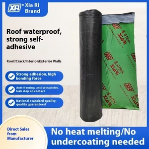 Membrana <span class=keywords><strong>Asfáltica</strong></span> <span class=keywords><strong>Autoadhesiva</strong></span> de Alta Resistencia y Ecológica, Instalación Rápida, Lámina Impermeabilizante de 1.2mm para Colocación en Húmedo, 20m de Longitud, 5+ - Product Image 2