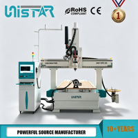 Routeur CNC à 5 axes avec table rotative pour le bois, machine de gravure sur bois et MDF, prix du routeur CNC avec couteau oscillant