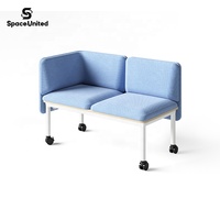SpaceUnited Modernes Bürosofa Heimbüro Schlafzimmer Gepolstertes Rückenlehnen-Sofa Büromöbel