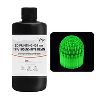 Resin Fotopolimer Kemurnian Tinggi WR-JC Vnici untuk Printer 3D Perhiasan dengan Pengerasan UV, untuk Printer 3D SLA DLP MSLA, Dapat Dicetak Lilin