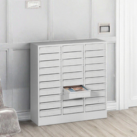 Meuble de classement en acier soudé à tiroirs multiples, organisateur à 30 tiroirs, pour plans de taille Légal, armoire de rangement métallique