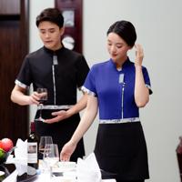 Uniforme de restaurant pour femme avec broderie Vêtements japonais Uniformes de serveuse de bar de restaurant