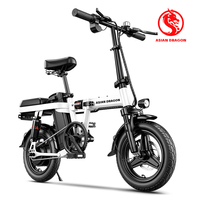 Vélo électrique pliable compact ASIAN DRAGON 3 vitesses, batterie au lithium, cadre en alliage d'aluminium, livraison transfrontalière, vente en gros, OEM