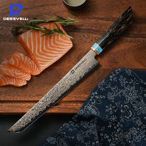 سكين ياناجيبا جديد للمطبخ، سكين ياباني احترافي ساكيمارو، سكاكين السوشي لتقطيع الساشيمي - Product Image 2