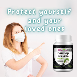 高品質のグァバイオラ（サワーソップ）カプセル、天然細胞健康サポートサプリメント、抗酸化物質豊富、非遺伝子組み換え、グルテンフリー - Product Image 6