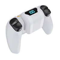 Batterie au lithium 1500 mAh en plastique ABS blanc, très vendue, pour station de charge, chargeur sans fil pour manette de jeu LED