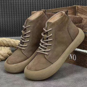 Scarpe da Uomo Taglie 39-44 Marrone Kaki Versatili Alla Moda Comode con Punta Larga, Basse, Morbide e Resistenti all'Usura - Product Image 5