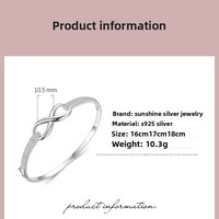 Bracelets en argent sterling 925, fabrication sur mesure, nouveau style, bijoux en zircon, bracelets à breloques pour femmes
