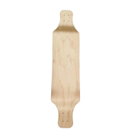 Longboard portable à design graphique personnalisé, 7 couches d'érable canadien, roulements ABEC-9, vitesse maximale de 40 km/h