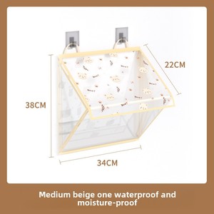 Single Tier Transparent Plastic Bathroom <strong>Storage</strong> Bag Waterproof Hanging <strong>Shower</strong> and Clothes Organizer Injection Technics - Product Image 5