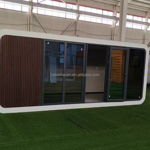 Case prefabbricate moderne Apple cabina telaio capsula capsula casa per la vendita - Product Image 6