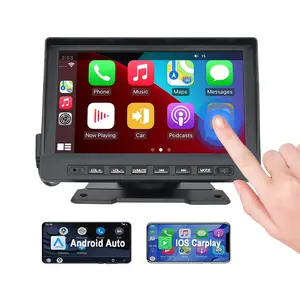 Xách tay 7inch màn hình PND không dây Apple Carplay Android Auto với bãi đậu xe máy ảnh