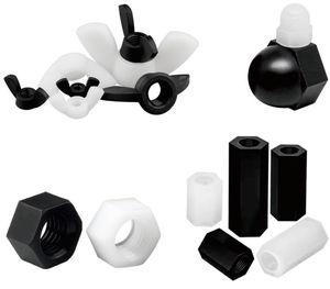 M3 M4 M5 M6 M8 M10 M12 Nylon vít Metric cách điện bu lông nhựa với nắp nhựa Nut & nylon Hex Nut bướm Nuts - Product Image 1