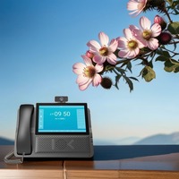 Sasincomm S19-G SIP/2.0, Videoconferencia Multiparticular de 1080P, para Oficina, Negocios, Hospital, Escuela, VoIP, Android, Escritorio, con Wi-Fi y PoE