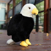 Peluche BoTu de 25cm, jouet animal en peluche, peluche douce et réaliste, décoration d'oiseau, cadeau, Simulation d'oiseau, jouet en peluche, action d'aigle