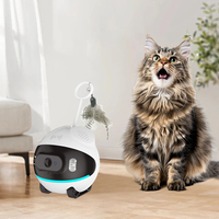Neues Haustier-Spielzeug Webcam-Roboter Full HD 1080p Intelligentes Haustier-Spielzeug-Roboter Mit Hunde- und Katzenkamera Leckerli-Katzenspielzeug Intelligenter Begleiter-Roboter