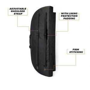 Sacoche en cuir pour arc et flèches, étui de tir à l'arc avec sangle de sac à dos et rembourrage pour la chasse - Product Image 6