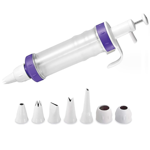 Stylo d'écriture crème 8 buses presse à biscuits cuisson en plastique gâteau au chocolat outil de décoration pistolet sparay <span class=keywords><strong>bricolage</strong></span> glaçage tuyauterie <span class=keywords><strong>seringue</strong></span> - Product Image 3