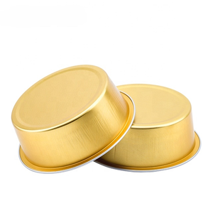 450ml Récipient rond écologique en aluminium de qualité alimentaire et couvercle en PET pour salade fruits cannelle pain brownie - Product Image 4