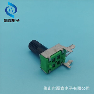 Rv093 Rotary Potentiometer B1K B1M Insulated <b>Black</b> Plastic With <b>Bracket</b> Straight Leg Adjustment Knob - Product Image 5