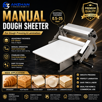 Rouleau à pâtisserie manuel à manivelle pour la préparation de la pâte feuilletée et des croissants