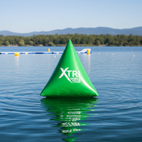 Bouée gonflable en PVC personnalisée pour la course, marqueur de forme sur mesure, pour la natation en lac et en mer