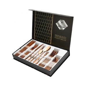 Ensemble de couverts de luxe en acier inoxydable, Offre Spéciale, 30 pièces, couteau, fourchette, cuillère, cadeau - Product Image 6