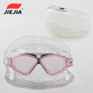 Jiejia J8170M Large Frame <b>Swimming</b> <b>Goggles</b> M Size Anti Fog Waterproof Polycarbonate Lens For Adults Universal Use - Product Image 4