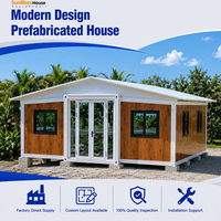 Maison conteneur préfabriquée extensible 20 pieds 30 pieds 40 pieds