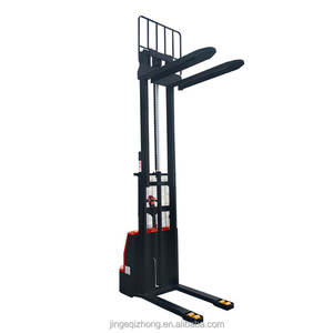 JINGEER Hoogcapaciteits Semi-elektrische Heftruck Pallettruck 1 ton 1,5 ton 1,5m 2,5m 3,5m Lange Vork 1,15m Pneumatische Banden Zittend - Product Image 4