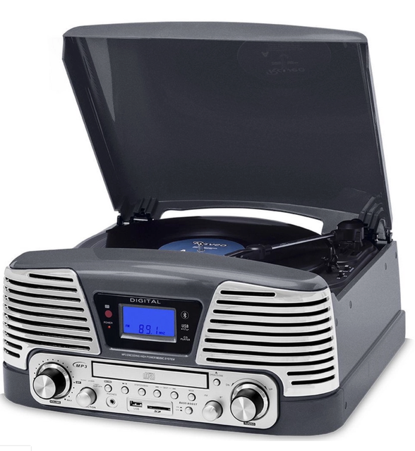 Wholesale Turntable Player for Vinyl With Built-in Speakers Wooden Record Player Bluetooth
