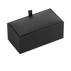 Caja de almacenamiento de embalaje de regalo para gemelos, caja de gemelos negra de moda personalizada ecológica - Product Image 2