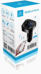 ELE-GATE เครื่องส่งสัญญาณบลูทูธ FM ที่ชาร์จในรถยนต์ 2 USB 3.1A 1.0A พร้อมจอแสดงผล - Product Image 4