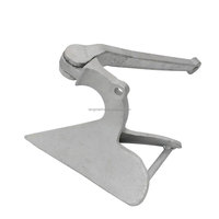Ancre en acier galvanisé à chaud de type spade, directement de l'usine, pour usage marin (bateaux/yachts)