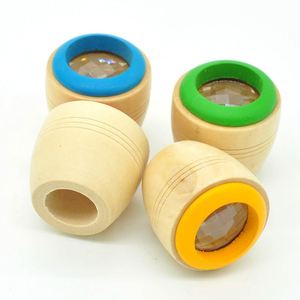 Wooden Magic Kaleidoscope Educational Science Toy <b>Classic</b> Prism Scope Rainbow Effect Children Learning Gift Sensory Development - Product Image 1