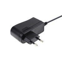 Adaptateur d'alimentation à découpage personnalisé 12V 1A, prise DC 5,5 mm, adaptateur de caméra CCTV 12W, sortie en ABS PC, lumière LED