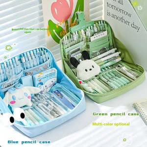 Grande capacità 12 strati di carta in PVC tela Oxford astuccio Panda Design cancelleria di alto valore elementare scuola media superiore - Product Image 4