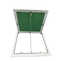 Plaque d'accès en alliage d'aluminium pour plafond, étanche et insonorisée, avec système de verrouillage à pression pour trappe de visite