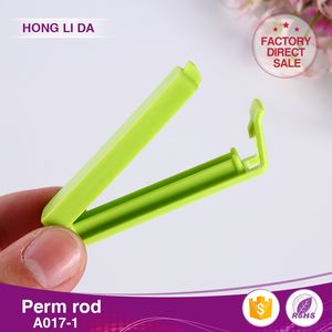 Outils de coiffure professionnels multi-usages en plastique PP, bigoudis pour permanente DIY en salon, rose/vert, 10 pièces/sac pour racines de cheveux volumineuses - Product Image 2