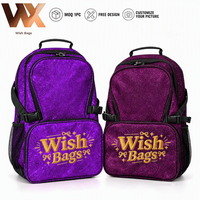 Sac à dos de cheerleading personnalisable en polyester imprimé imperméable, sac à dos décontracté pour étudiants, sac à dos de sport, différentes couleurs pour filles et femmes