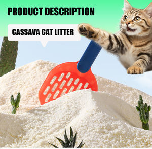 Arena para gatos de <span class=keywords><strong>zeolita</strong></span> de arena <span class=keywords><strong>Natural</strong></span> OEM 100%, yuca de alta calidad, fuerte, libre de polvo, ecológica, biodegradable, arena para gatos - Product Image 6