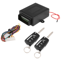 Systèmes d'alarme de voiture universels Kit central de télécommande automatique Verrouillage des portes Verrouillage du véhicule Entrée sans clé avec 2 télécommandes