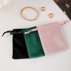 Pochette à bijoux en velours personnalisée, sac cadeau en flanelle pour le rangement de bijoux fins, sac anti-poussière, sacs cadeaux pour cristaux et aromathérapie - Product Image 4