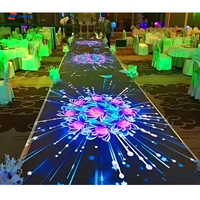 Panel LED Interactivo para Pista de Baile, Pantalla LED para Alquiler de Escenarios, Pantalla LED para Piso P3.91 P4.81