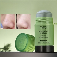 TWG Marque distributeur Masque facial nettoyant en profondeur pour enlever les points noirs Bâton de masque pour huile de peau et rétrécissement des pores Soin du visage Bâton de masque facial